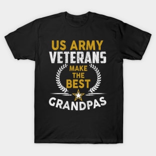 US Army Veterans Make the Best Grandpas T-Shirt Army Veteran T-Shirt